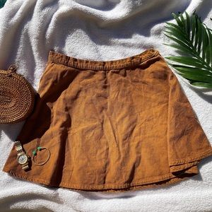 Corduroy American apparel skirt size large